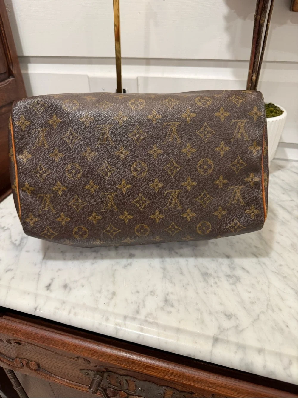 Louis Vuitton Brown Monogram Speedy 25